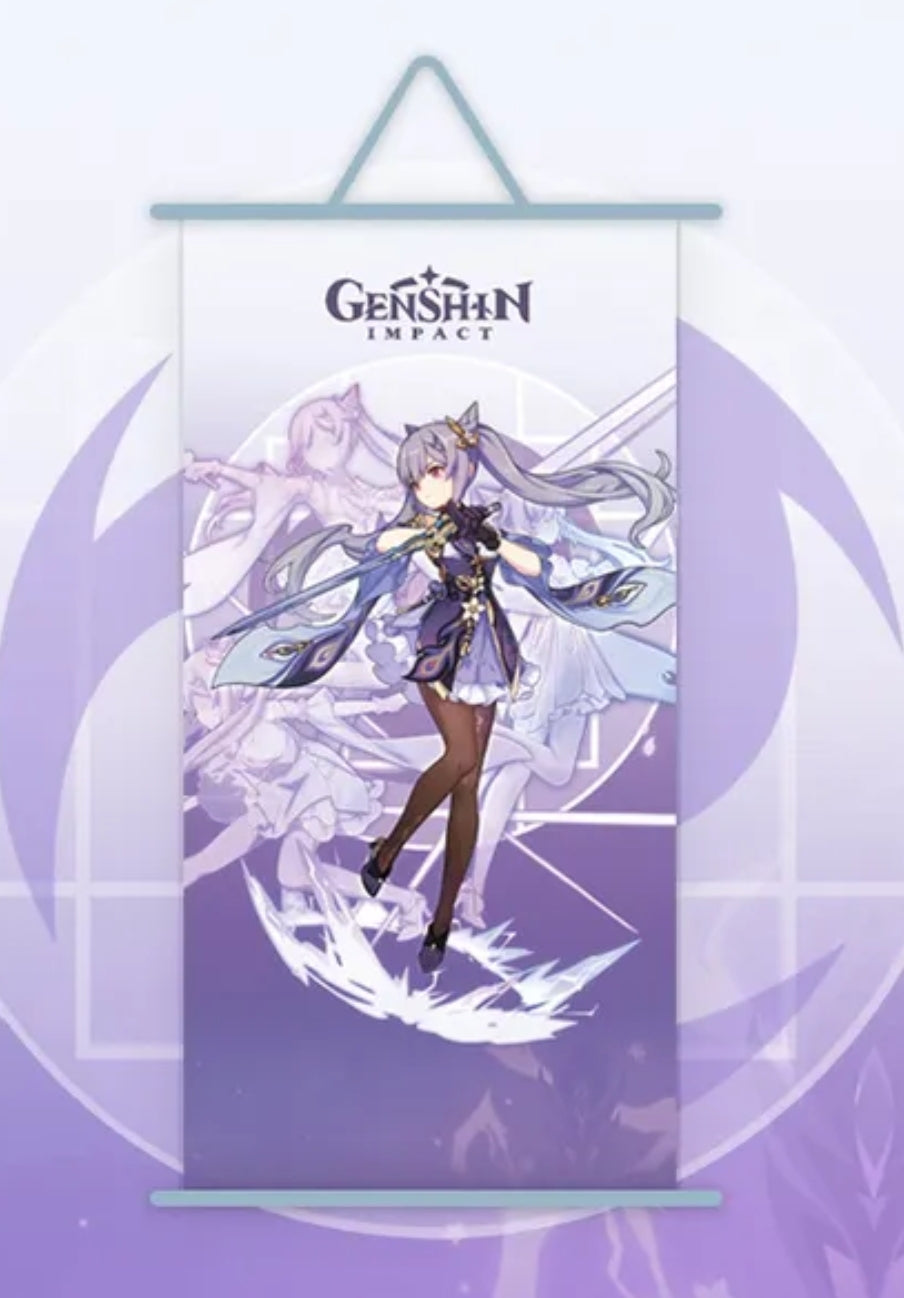 Wall Scroll- Genshin Impact